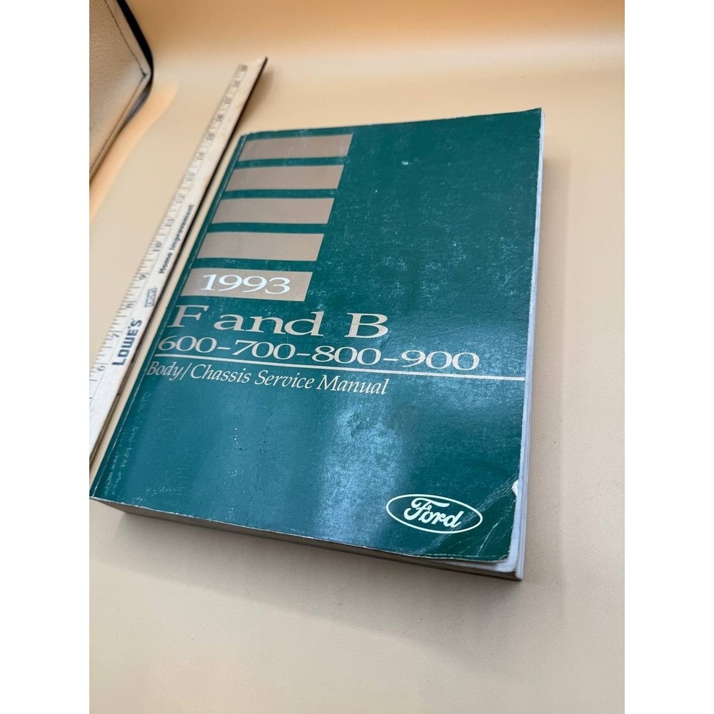1993 Ford Truck F and B 600 700 800 900 Body Chassis Service Manual Original